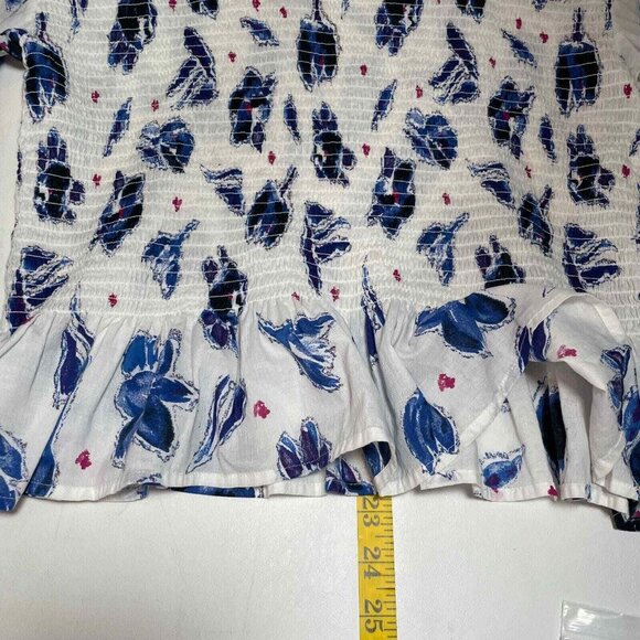 Baum und Pferdgarten Mynowa Top Womens 44 US 14 Floral Print Smocked Cotton‎ - Picture 14 of 14